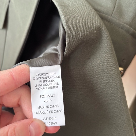 🎉4/30$🎉 Suzy Shier Olive Green Blazer - Size XS (NWT) - Picture 5 of 6